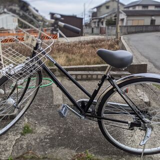 【ネット決済】自転車 シティサイクル　27インチ 6段変速