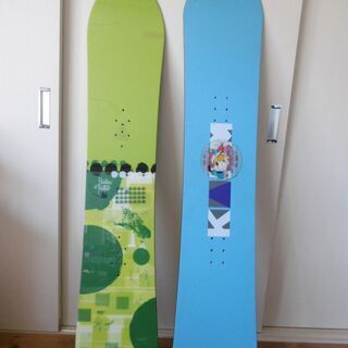 Ｂｕｒｔｏｎ　スノーボード板　実測137cm　＆　スノーボード板...