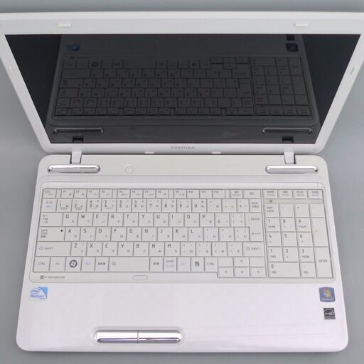 送料無料 1台限定 ノートパソコン 中古良品 15.6型 東芝 T351/34CW Pentium 4GB 640GB DVDRW 無線 Windows10 テンキー Office ホワイト