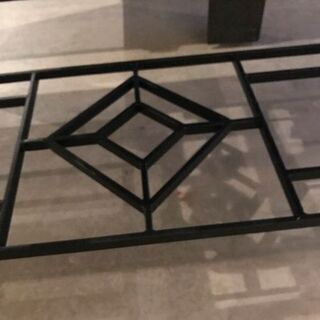 清代花窓のアイアン脚フレームサイドテーブル　68%OFF