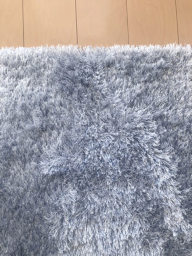 フランフラン　ラグ　Lサイズ　200×200 シルバーラメ　絨毯　カーペット