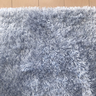 フランフラン　ラグ　Lサイズ　200×200 シルバーラメ　絨毯...