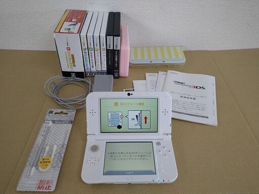 3ds Ll Nintendo ニンテンドー 任天堂 本体 アダプター タッチペン ソフト ケース Amiibo カード Ds アミーボ けぃ 富士のポータブルゲーム ニンテンドーds 3ds の中古あげます 譲ります ジモティーで不用品の処分