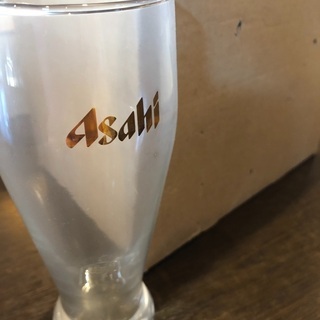 アサヒ　グラス6個　金ロゴ　グラス　新品