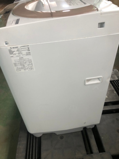 k0204-1 SHARP シャープ　洗濯機　ES-KS70U  2018年　7kg