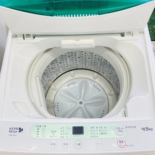 【✨引き取り限定価格¥12000✨】YAMADA/ヤマダ 洗濯機 YWM-T45A1 4.5キロ 2018年製