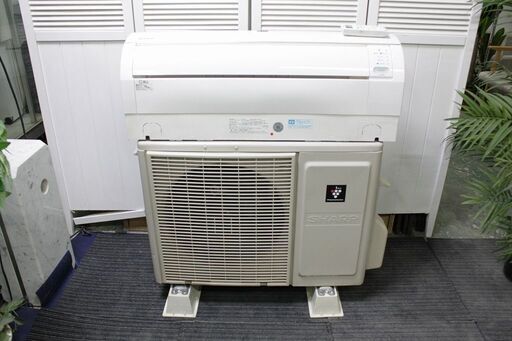 R2676) SHARP 中古シャープ ルームエアコン AY-E28EX  プラズマクラスター25000搭載 EXシリーズ 2.8Kw 100V 10畳用 2015年製! エアコン 店頭取引大歓迎♪