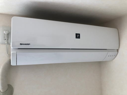 エアコン　SHARP 17年製　リモコン付き