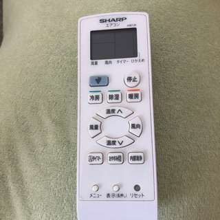 エアコン　SHARP 17年製　リモコン付き