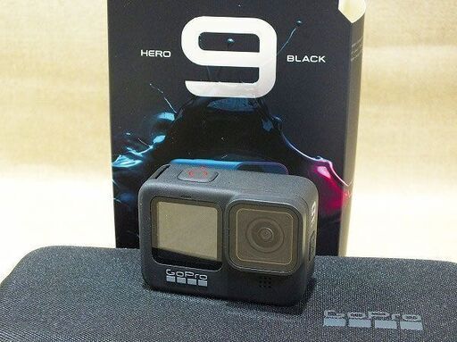 【苫小牧バナナ】美品 GoPro/ゴープロ HERO 9 ブラック CHDHX-901-FW アクションカメラ 付属有り 状態良好 動作○♪