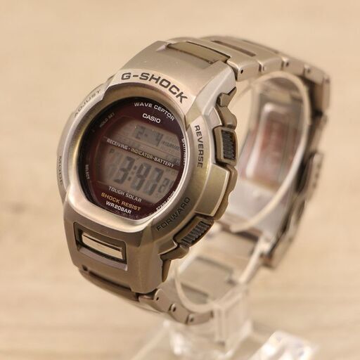 CASIO G-SHOCK タフソーラー GW-600TDJ The G SHOCK RESIST 動作品(E937aaxY)