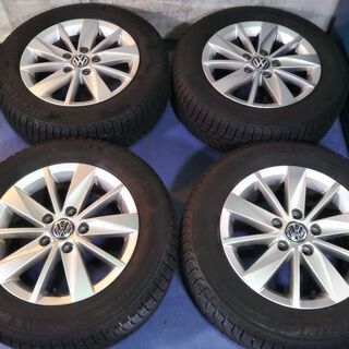 冬15インチ VW純正 ゴルフ【~80% 富山】VW 195/65R15 ゴルフ7