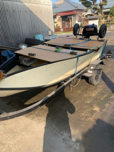 ﾎﾟｰﾀﾎﾞｰﾄ10f スズキ6馬力 魚探