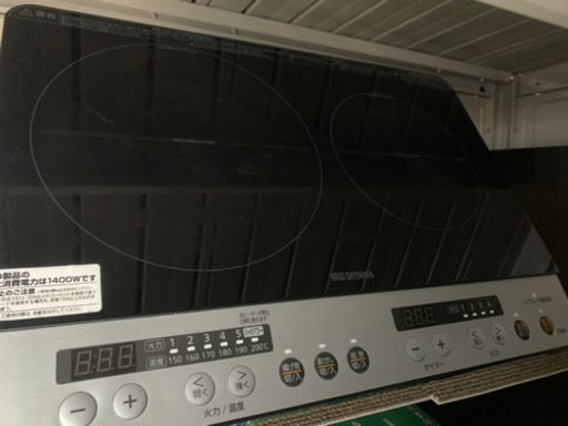 取引中　IHクッキングヒーター　100V  工事不用