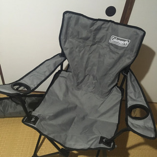 【ネット決済・配送可】コールマンの椅子2脚セット