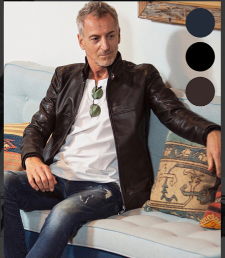 AKM Contemporary レザーブルゾン ブラック | hornnes.no