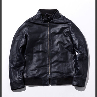 AKM Contemporary レザーブルゾン ブラック