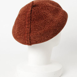 新品未使用　lala Born　ギャザリングベレー帽　帽子　ベージュの画像
