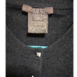LOUIS VUITTON/ルイ・ヴィトン◆本物◆黒カシミア薄手ニットM～L