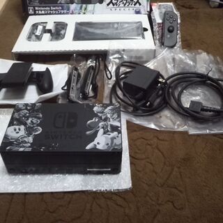 中古美品　ニンテンドースイッチ本体　スマブラセット　ソフトなし 中古品】ニンテンドースイッチ本体+スマブラセット Nintendo Switch