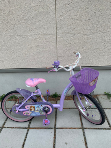 18インチ　子供用自転車　[Disney Sofia]