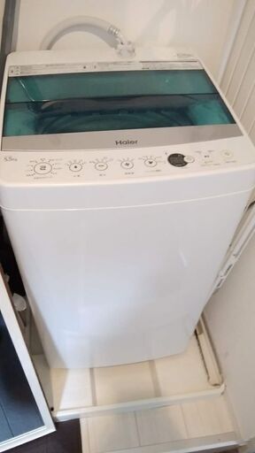 楽ギフ_包装 11782 一人暮らし洗濯機 Haier JW-C55CK2019年製5.5kg www