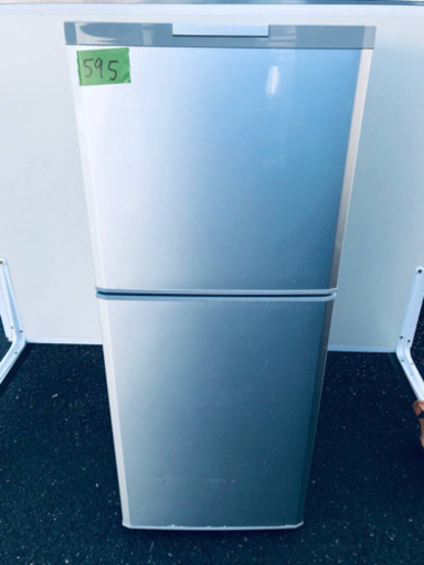 ②595番 三菱✨ノンフロン冷凍冷蔵庫✨MR-14R-S‼️