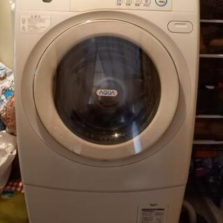 家具 Aqua ドラム 洗濯乾燥機 9キロ