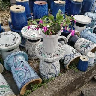 陶器の花台