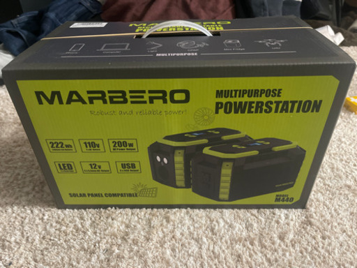 MARBERO ポータブル電源 大容量 60000mAh/222Wh M440