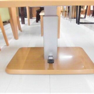 昇降テーブル 幅120×奥行75高さ56～73cm テーブル 木製 苫小牧西店