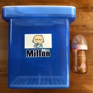 ミルトン容器　＋　母乳実感哺乳瓶160ml