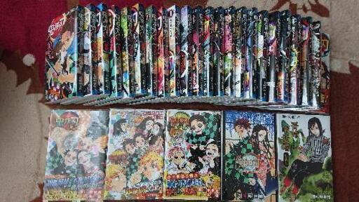鬼滅の刃 1 ～ 23巻まで全巻とノベライズ本3冊 ファンブック1冊 作者 吾峠呼世晴 短編集1冊