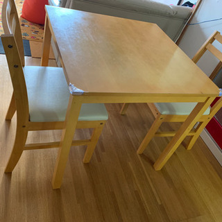 【ネット決済】ダイニングテーブル　椅子　テーブル　レザー