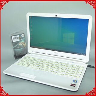 送料無料 新品SSD240GB 1台限定 ノートPC 中古良品 15.6型 富士通 AH53/G