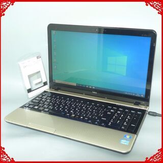 送料無料 新品SSD240GB 希少金色 早い者勝ち ノートPC 中古良品 15.6型 NEC