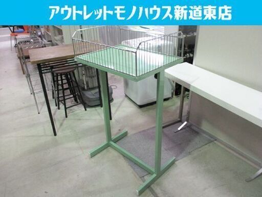 ラック グリーン 幅65×奥行き50×高さ120 緑 雑貨棚 店舗備品に 店内用什器に シェルフ コンパクト 札幌市東区 新道東店