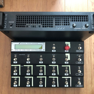 FRACTAL AUDIO SYSTEMS Axe-Fx Ⅱ 専用スイッチャー、パワーアンプ一式