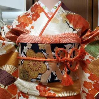 振袖(に)、長襦袢、袋帯、小物　7点セット
