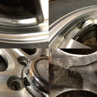 【YOKOHAMA JOB RY52 195/80R15 107/105L LT】夏タイヤ【Weds ADVENTURE 社外 15インチ 6J6HPCD139.7+33】ハイエース等　(MTH68) クレジットカード QR決済可能