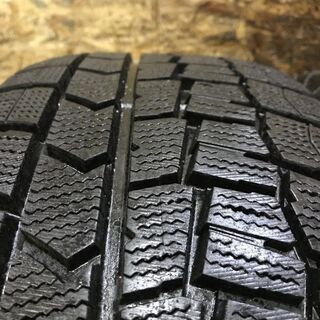 DUNLOP WINTER MAXX WM02 205/55R16 16インチ スタッドレス 4本 2016年製 バリ溝 カローラスポーツ リーフ等　(VTB364) クレジットカード QR決済可能