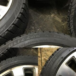 BS BLIZZAK REVO2 255/40R19】スタッドレス【audi A8 純正ホイール 19 