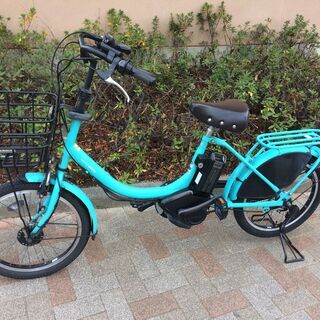 ?チャイルドシート可能！?バッテリーほぼ新品！?3人乗り！YAMAHA　ヤマハ　パスバビィ　 電動自転車　子供乗せ　20インチ 25⑧