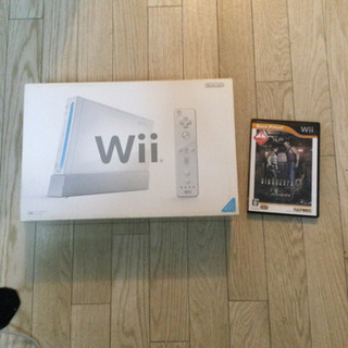 【ネット決済】Wii本体とバイオハザード0