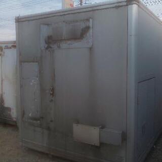 棚付き】【横扉付き】【3t車でも配送可】物置 コンテナ 長さ約440cm