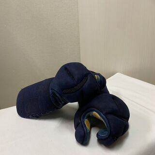 【美品】2㎜総紺革防具セット　