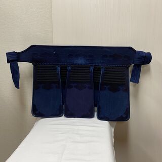 【美品】2㎜総紺革防具セット　