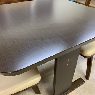 ★ニトリ★ダイニング3点セット 回転いす 家具 キッチン 団らん - 郡山市