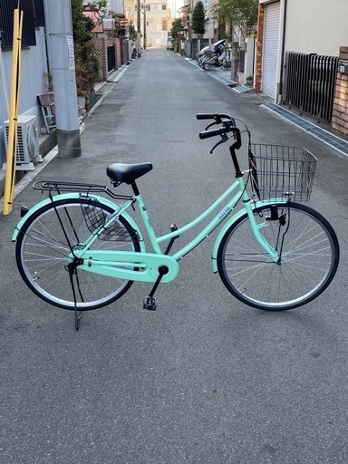 ママチャリ　26インチ　グリーン　美品
