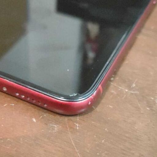 液晶ジャンク ドコモ iPhone XR 128GB 赤
